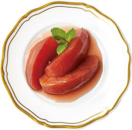 レシピ3:りんごの赤ワインやわらかコンポート