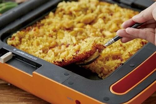 たたんで収納できるアイリスオーヤマの「ホットプレート」 イメージ3