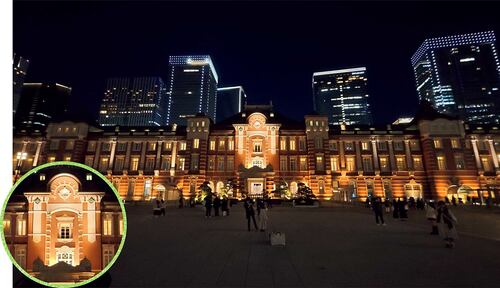 ＜夜景＞目で見たのと同じ光景を再現 アクションカメラおすすめ イメージ