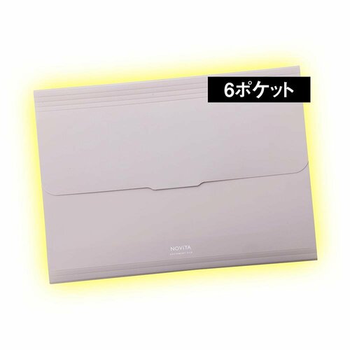 機能的なファイルおすすめ コクヨ ポケットが大きく開く書類ファイル〈ノビータ〉A4サイズ(6ポケット) イメージ1