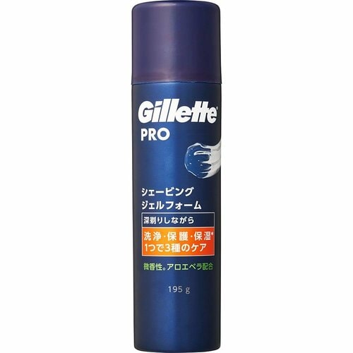 シェービングジェルおすすめ ジレット Gillette PRO シェービングジェルフォーム イメージ1