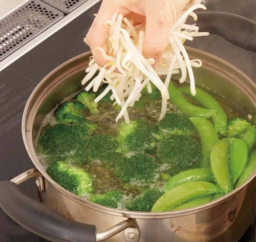節エネテク1:茹でる調理は鍋をまとめる イメージ