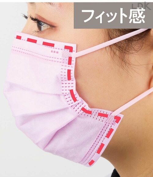 フィット感 不織布マスクおすすめ イメージ