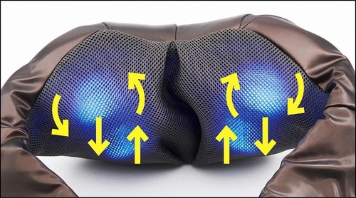 【もみ心地】人の手の動きに近いもみ上げ、もみ下げが◎ ネックマッサージャーおすすめ イメージ