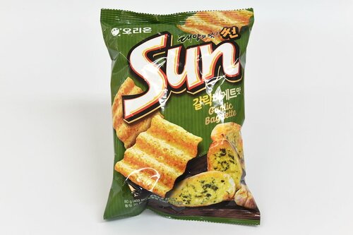 4位: オリオン SUNチップ ガーリックバゲット味 韓国お菓子おすすめ イメージ