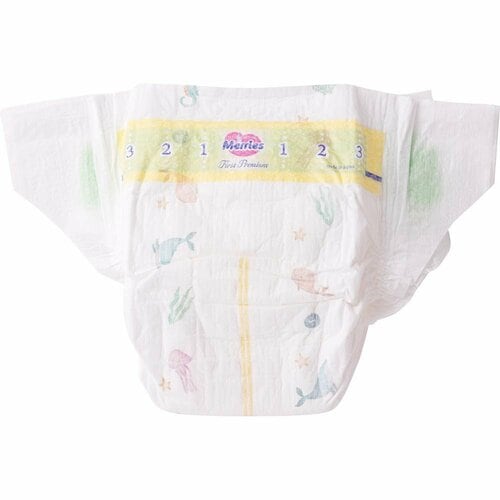 テープタイプ紙おむつおすすめ メリーズ ファーストプレミアム Sサイズ イメージ2