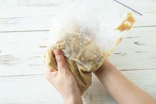 ポイント1：袋に材料を入れてもむだけ！ イメージ