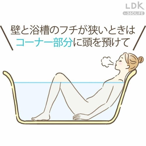 ステップ1:ゆっくり息を吐き出して 入浴剤おすすめ イメージ