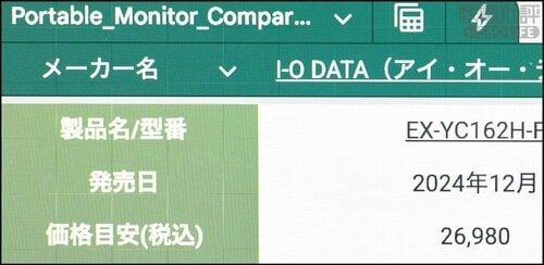 スタンドの形状が良く設置性に優れる モバイルモニターおすすめ イメージ2