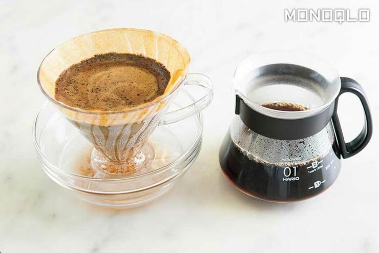 ハリオ「V60」のおすすめドリッパー5選と美味しくコーヒーを淹れるコツ(MONOQLO)のイメージ
