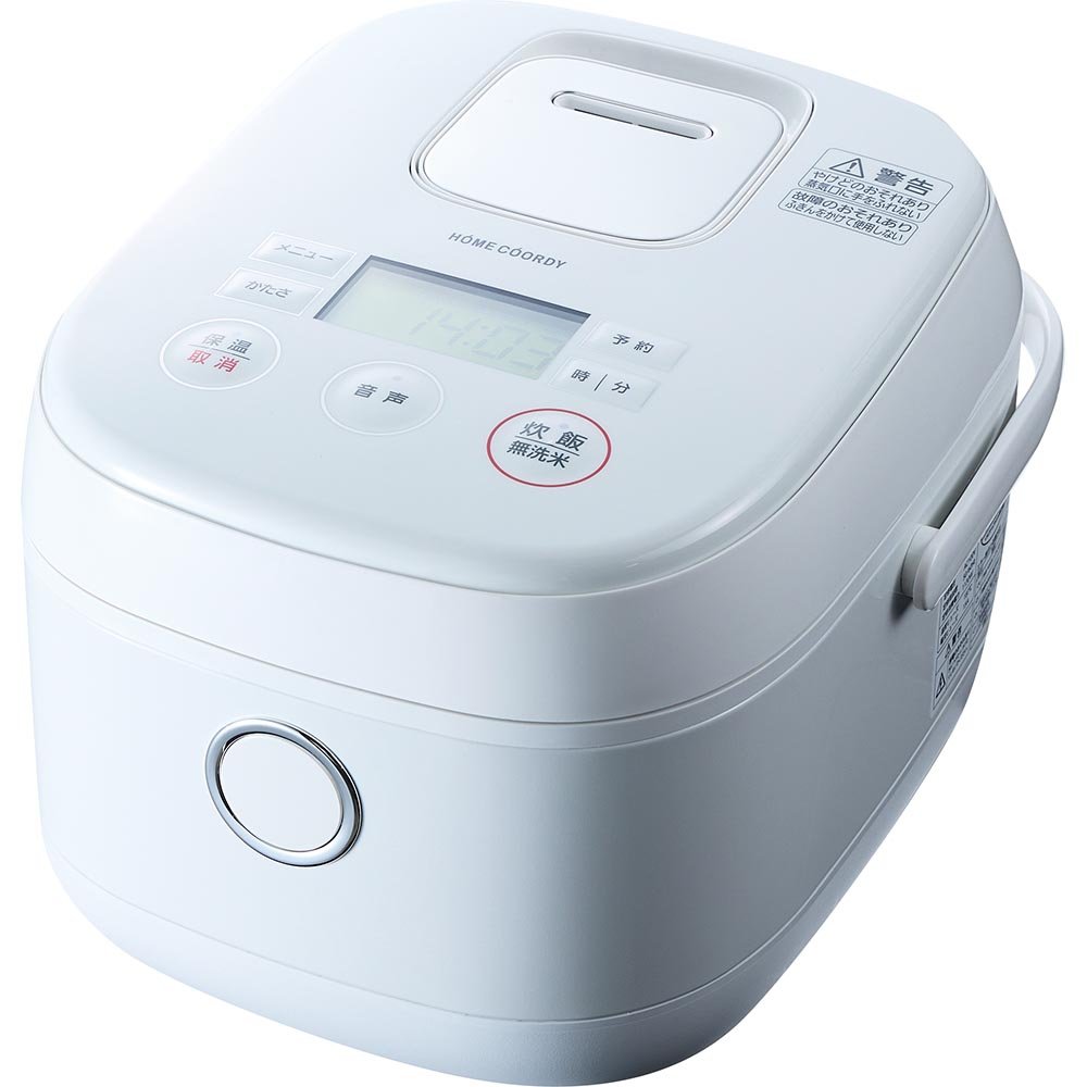 ホームコーディ HC-RJ101-WH IH炊飯器 音声ガイド 2022年製 ホーム