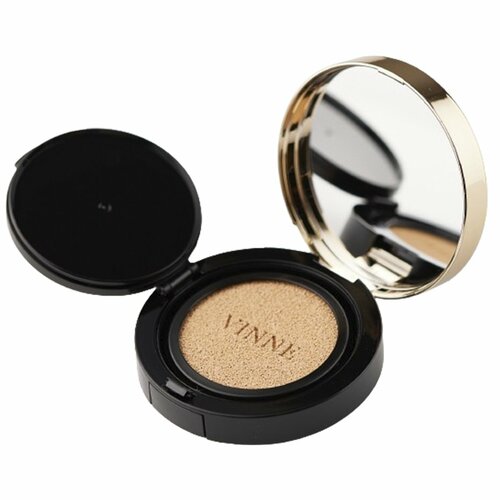 韓国クッションファンデーションおすすめ VINNE エッセンスラディアンスクッション/23号 ナチュラルベージュ イメージ2