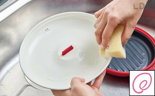 フラットに丸洗いでき食洗機を使うのもOK! 電子レンジ魚調理器おすすめ イメージ