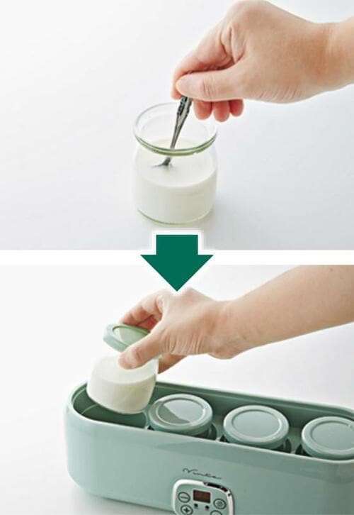 ヨーグルトが簡単に小分けで作れる！「ヨーグルトメーカー」 イメージ2