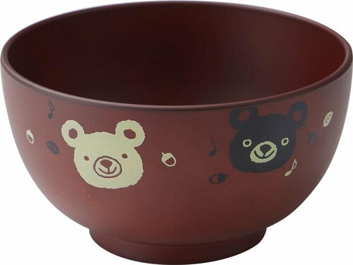 カインズ「子供用食器電子レンジ・食洗器対応汁椀くま」 イメージ