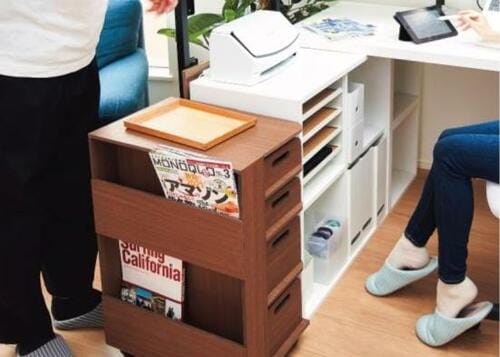 つくりは丁寧で高級感もあり！ ディノス「収納マルチワゴン」 イメージ3