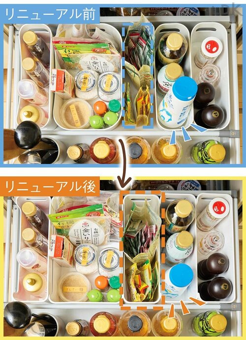 リニューアルして同じスペースにSサイズがもう一つ入るように! イメージ