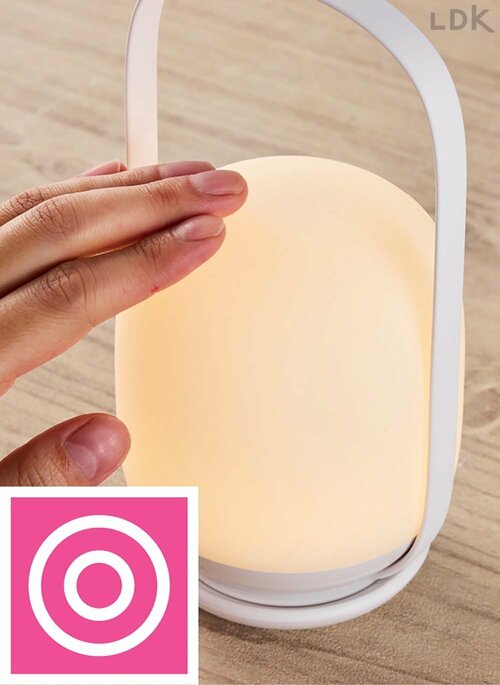 ボタンで色味を調節 ニトリのLEDランタンおすすめ イメージ
