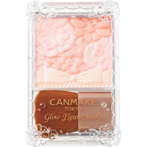 チークおすすめ キャンメイク グロウフルールチークス/18 ももホイップフルール イメージ2