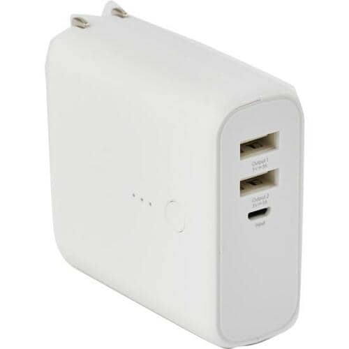 ケーブルが1本不要に！ USB用モバイルバッテリー・急速充電器付 イメージ