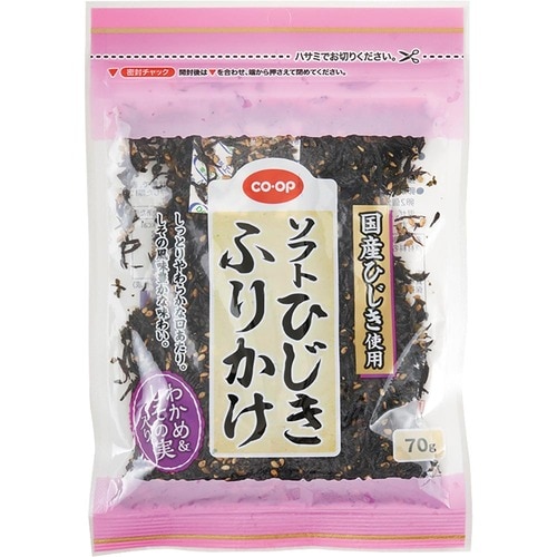 ふりかけおすすめ コープ ソフトひじきふりかけ わかめ&しその実入り イメージ1
