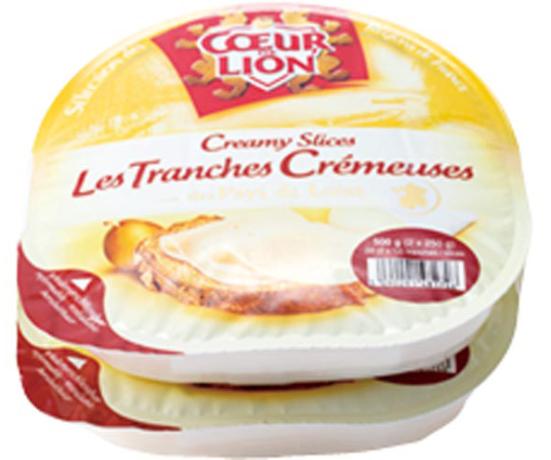 クールドリヨン(COEUR DE LION):トランシュ・クレームズ クリーミースライスチーズ:乳製品