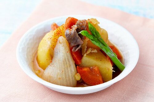 パターン④主役を大きめ乱切りにしました イメージ