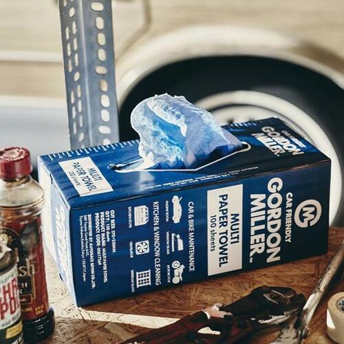 オートバックス:GORDON MILLER:マルチペーパータオル:100カット:BOXタイプ