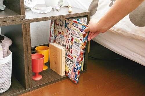 モノの住所を決めて床をスッキリさせる イメージ