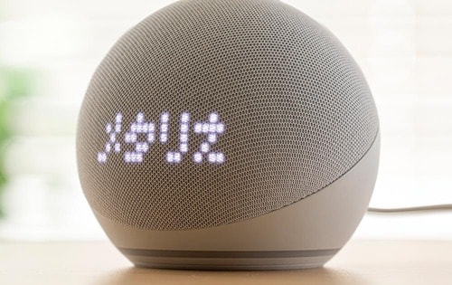 LEDで文字を表示(※Echo Dot with clock) Echo Dot 第5世代おすすめ イメージ