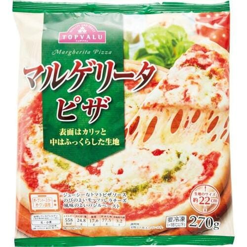 イオントップバリュ:トップバリュ Margherita Pizza マルゲリータ ピザ:冷凍食品