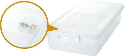 底面の掃除がちょっと面倒ニトリキャスター付きベッド下収納 イメージ