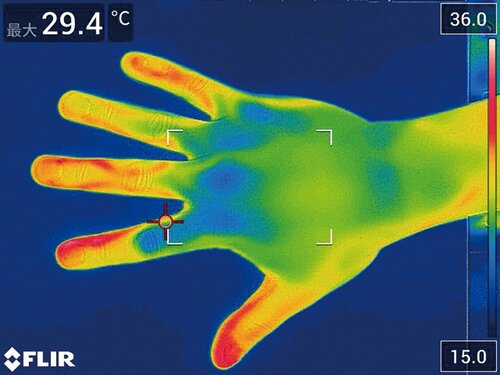 装着後 PowerArQ「Electric Heated Gloves PA-EHG10」おすすめ イメージ