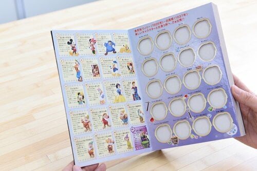 キャラ図鑑を500円で埋めていく テンヨー ディズニー ブックスタイル貯金箱 イメージ2