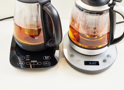 お茶の適正容量は650ml程度 茶こし付き電気ケトルおすすめ イメージ