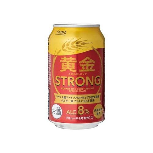 C評価: ビールの風味を感じるが少し甘い「黄金 ストロング 8%」 イメージ