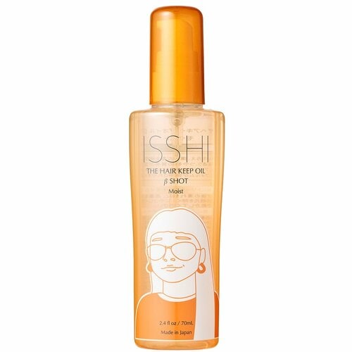 ヘアアイロン前に使えるヘアオイルおすすめ イッシ ザ ヘアキープオイル βショット モイスト イメージ