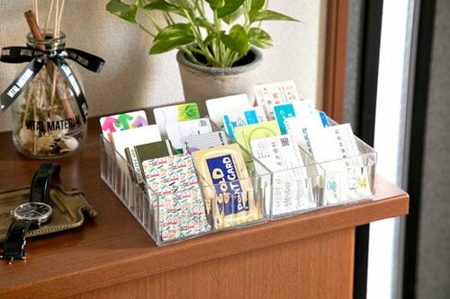 必要なカードをサッと取れるから財布のスリム化が叶います イメージ