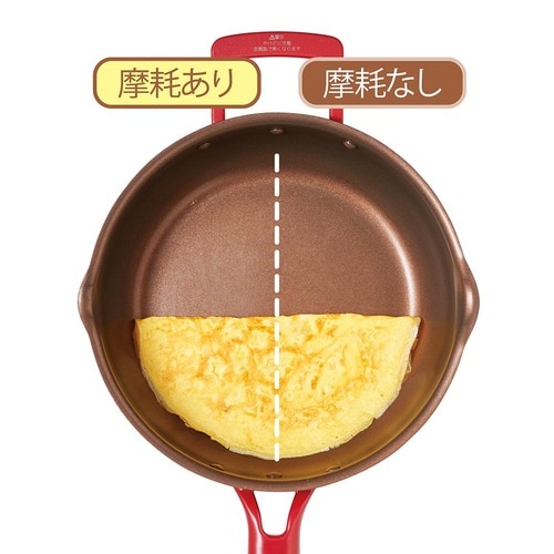 サーモス「デュラブルシリーズ マルチパン(KFJ)24cm」の耐久性テストの様子