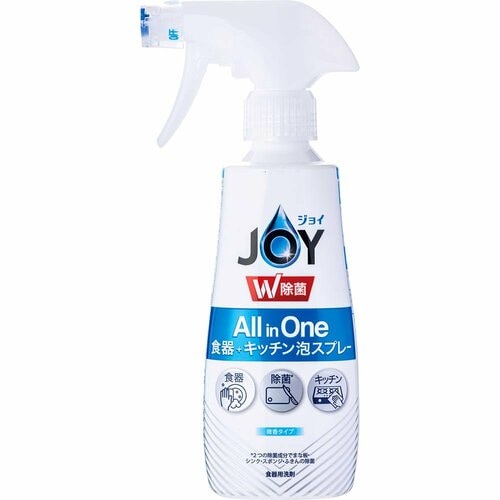 食器用泡スプレーおすすめ P&G ジョイW除菌All in One食器＋キッチン泡スプレー 微香タイプ イメージ