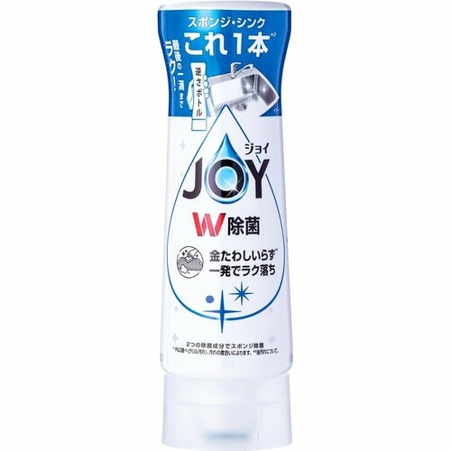 食器用洗剤おすすめ P&G 除菌ジョイコンパクト 逆さボトル イメージ