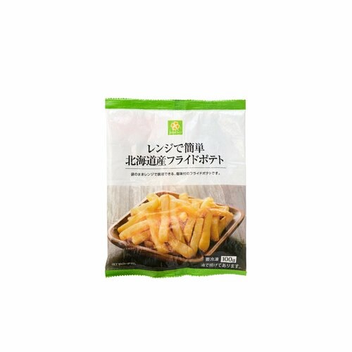 冷凍ポテトおすすめ スマイルライフ レンジで簡単 北海道産フライドポテト イメージ
