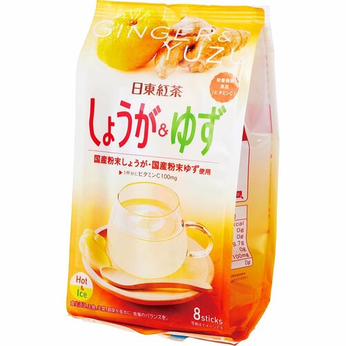 生姜湯おすすめ 日東紅茶 しょうが&ゆず イメージ