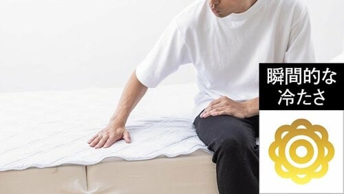 【ひんやりPOINT】触れた瞬間の圧倒的な冷たさが続く 冷感敷きパッドおすすめ イメージ