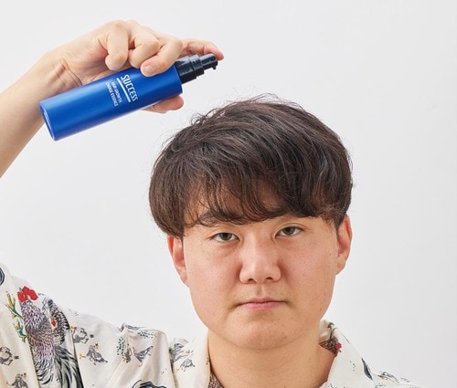 テスト項目1：つけやすさ 男性用育毛剤おすすめ イメージ