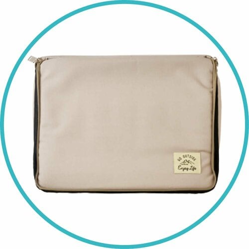 クーラーバッグおすすめ キャプテンスタッグ モンテ ダブルルームクーラーバッグL(カーキ) イメージ2