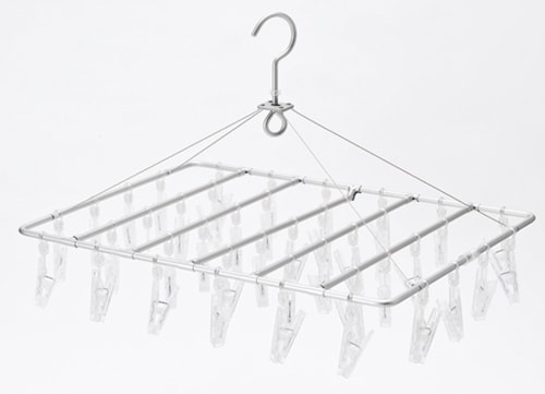 無印良品:無印:MUJI:ハンガー:物干し:洗濯:アルミ角型ハンガー 大
