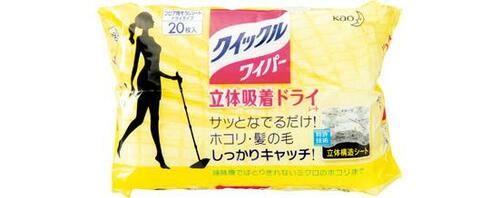 花王:クイックルワイパー  立体吸着ドライシート:掃除用品