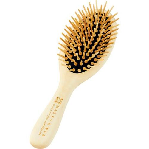 マークスアンドウェブ(MARKS&WEB):ウッドヘアブラシナチュラルL:ヘアブラシ