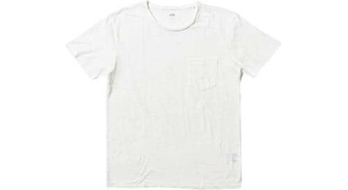ユニクロ(UNIQLO):ウォッシュスラブ  クルーネックTシャツ:洋服
